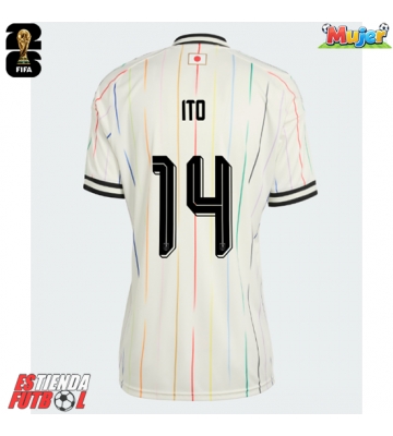 Japón Junya Ito #14 Segunda Equipación Mujer Mundial 2026 Manga Corta